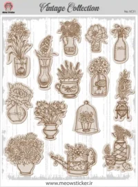 برچسب مدل وینتیج میواستیکر کد VC31