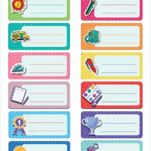 برچسب نام و نام خانوادگی میواستیکر کد SC09