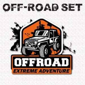 طرح برچسب ماشین آفرودی